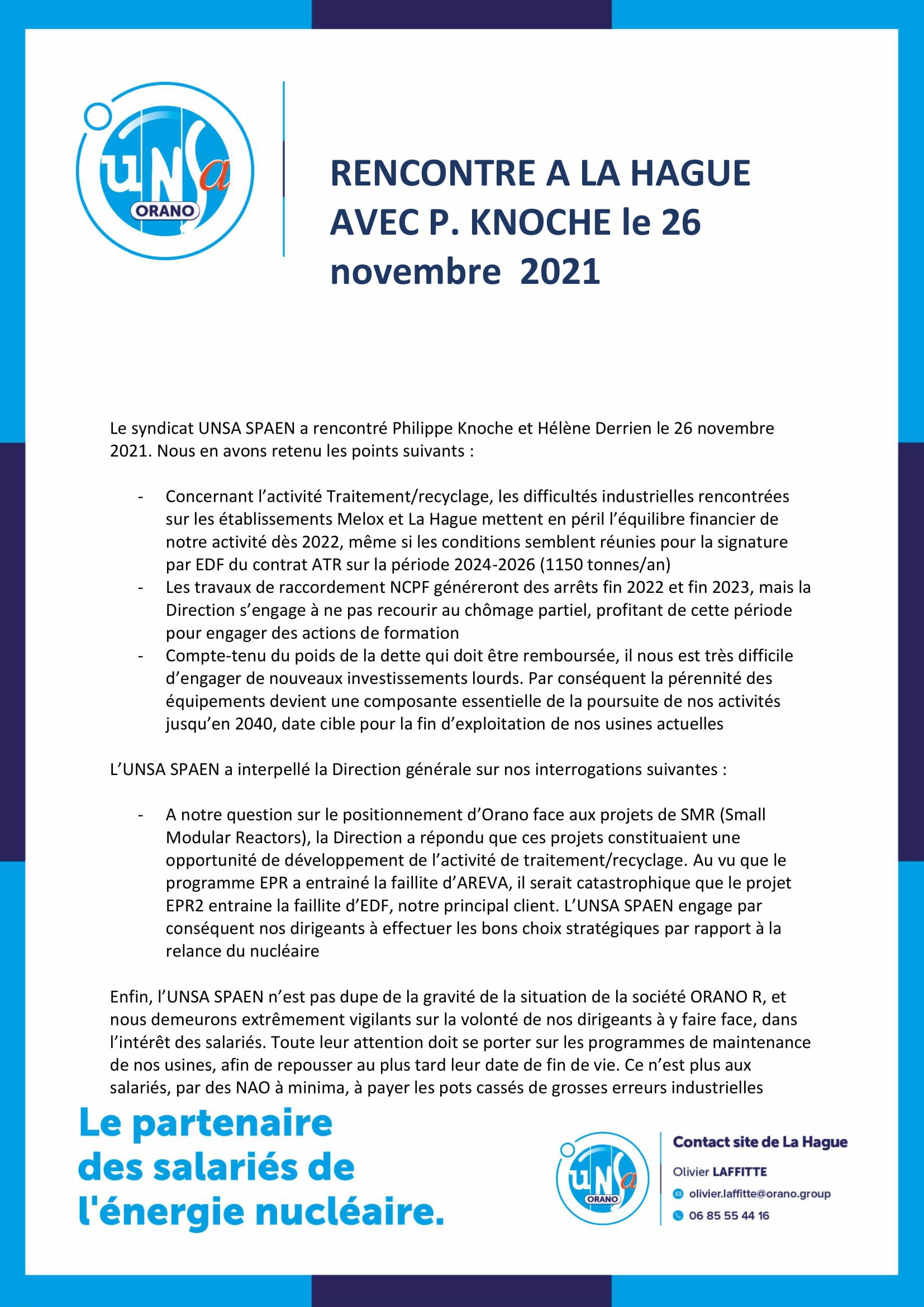 Rencontre_P_Knoche_26_11_21-1-1 Rencontre à la Hague avec Philippe Knoche, le DG d'Orano.